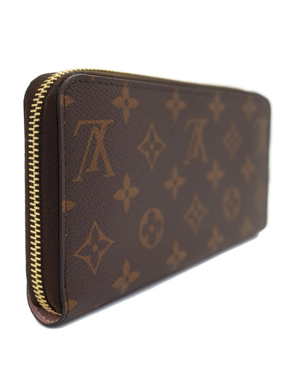 Louis Vuitton Long Monogram Zipper Wallet Zippy Round Brown